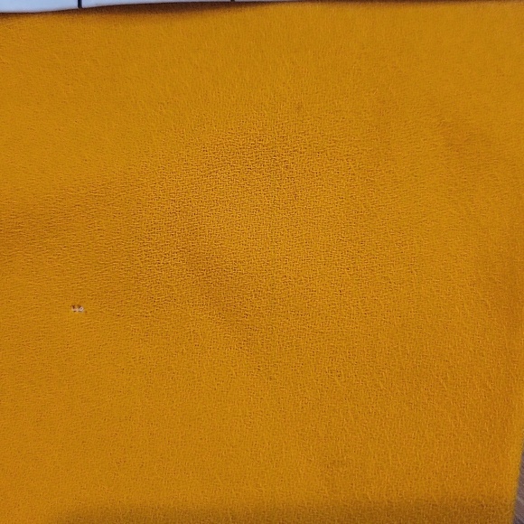 Vtg 80s 90s DONNA KARAN Orange Oversized Longline Wool Crepe 1 Button Blazer - Picture 14 of 16